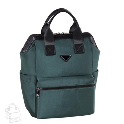 Рюкзак женский текстильный 513 green S-Style